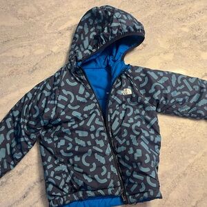 Kids Blue Patterned Jacket